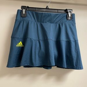 Adidas blue tennis match skirt, size small